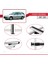 Peugeot 306 Estate 1997-2001 Arası ile Uyumlu Basıc Model Ara Atkı Tavan Barı Gri 3 Adet 4