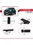Peugeot 2008 2013-2019 Arası ile Uyumlu Basıc Model Ara Atkı Tavan Barı Siyah 3 Adet 4