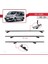 Opel Vivaro 2001-2014 Arası ile Uyumlu Basıc Model Ara Atkı Tavan Barı Gri 3 Adet 5