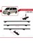 Volkswagen Caravelle (T5) 2003-2015 Arası ile Uyumlu Basıc Model Ara Atkı Tavan Barı Siyah 3 Adet 5