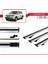 Acura Mdx (Yd2) 2007-2013 Arası ile Uyumlu Basıc Model Ara Atkı Tavan Barı Gri 3 Adet 3