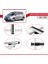 Toyota Corolla Verso (E120) 2004-2008 Arası ile Uyumlu Basıc Model Ara Atkı Tavan Barı Gri 4