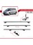 Toyota Corolla Verso (E120) 2004-2008 Arası ile Uyumlu Basıc Model Ara Atkı Tavan Barı Gri 5