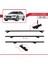 Audi A6 Allroad (C7) 2011-2018 Arası ile Uyumlu Basıc Model Ara Atkı Tavan Barı Siyah 3 Adet 5