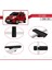 Fiat Qubo 2008-2017 Arası ile Uyumlu Basıc Model Ara Atkı Tavan Barı Siyah 4