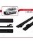 Dacia Logan Mcv 2007-2012 Arası ile Uyumlu Basıc Model Ara Atkı Tavan Barı Siyah 3