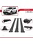 Toyota Rav4 2013-2018 Arası ile Uyumlu Fly Model Ara Atkı Tavan Barı Siyah 3 Adet Bar 4