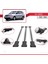 Kia Carens 2002-2006 Arası ile Uyumlu Fly Model Ara Atkı Tavan Barı Gri 3 Adet Bar 4