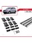 Kia Carens 2002-2006 Arası ile Uyumlu Fly Model Ara Atkı Tavan Barı Gri 3 Adet Bar 5