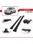 Saturn Vue Opel Antara 2008-2010 Arası ile Uyumlu Fly Model Ara Atkı Tavan Barı Siyah 4
