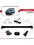 Citroen Berlingo 2008-2018 Arası ile Uyumlu Fly Model Ara Atkı Tavan Barı Siyah 4 Adet Bar 3