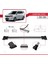 Ssangyong Stavic 2013-2019 Arası ile Uyumlu Fly Model Ara Atkı Tavan Barı Gri 3