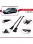 Audi A4 Avant (B5) 1996-2001 Arası ile Uyumlu Fly Model Ara Atkı Tavan Barı Gri 4