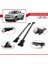 Chevrolet D-Max (RT85) 2016-2019 Arası ile Uyumlu Fly Model Ara Atkı Tavan Barı Gri 4