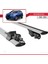 Mitsubishi Asx / Rvr (Mk3) 2010 ve Sonrası ile Uyumlu Hook Model Anahtar Kilitli Ara Atkı Tavan Barı Gri 5