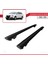 Volkswagen Passat (B6) Varıant 2005-2010 Arası ile Uyumlu Hook Model Anahtar Kilitli Ara Atkı Tavan Barı Siyah 3