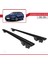 Volkswagen Passat (B7) Varıant 2010-2015 Arası ile Uyumlu Hook Model Anahtar Kilitli Ara Atkı Tavan Barı Siyah 4