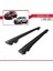 Chevrolet Trax 2013-2022 Arası ile Uyumlu Hook Model Anahtar Kilitli Ara Atkı Tavan Barı Siyah 3