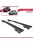 Chevrolet Trax 2013-2022 Arası ile Uyumlu Hook Model Anahtar Kilitli Ara Atkı Tavan Barı Siyah 4