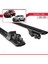 Chevrolet Trax 2013-2022 Arası ile Uyumlu Hook Model Anahtar Kilitli Ara Atkı Tavan Barı Siyah 5