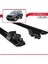 Jeep Cherokee (Kj) 2001-2008 Arası ile Uyumlu Hook Model Anahtar Kilitli Ara Atkı Tavan Barı Siyah 5