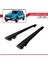 Dacia Sandero Stepway 2012-2020 Arası ile Uyumlu Hook Model Anahtar Kilitli Ara Atkı Tavan Barı Siyah 3