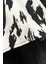 Siyah Beyaz Leopar Desenli Papyonlu Kedi Köpek Kıyafeti Elbisesi Xlarge/xl/beden 4 4
