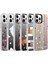Apple iPhone 12 Pro Max Kılıf Kamera Çıkıntılı Renkli Desenli Parlak Tasarımlı Sert Kapak (Silver) 3