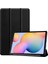 Samsung Galaxy Tab S2 8.0 T715 Tablet Kılıf Smart Cover Katlanabilir Standlı Tablet Akıllı Kapak Siyah 1