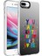 Apple iPhone 7 Plus Kılıf Desenli Zore Silver Sert Kılıf 1