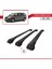 Toyota Sienna (XL30) 2011-2020 Arası ile Uyumlu Ace-1 Ara Atkı Tavan Barı Siyah 3 Adet Bar 4