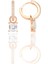 Gümüş Rose Baget Kesim Zirkon Taşlı Halka Küpe SGTL12250ROSE 1