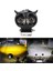 Baykuş Sis Farı Çift Renk Sarı-Beyaz Araç Motosiklet Off Road LED Lamba Delici Yayıcı Projektör 50W Metal Arazi Çalışma Lambası 1 Adet 1