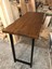 Kütük Ağaç Bar Masası Ceviz Renk 70X150.CM 2