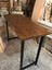Kütük Ağaç Bar Masası Ceviz Renk 70X150.CM 3