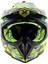 X-Cross X1 Kask Neon Yellow Blue Gloss - Pinlock Dahil 3