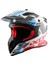 X-Cross X1 Kask White Red Blue 2