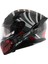 Apex Hex-2 Kask Cool Grey Red Gloss 1