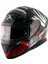 Apex Hex-2 Kask Cool Grey Red Gloss 2