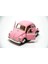 1967 Volkswagen Klasik Beetle Metal Çek Bırak Model Araba Pembe 9 cm 1