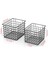 Teknotel Organizer Dekoratif 2'li Sepet Krom EG218 4