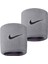 Swoosh Wristbands 2 Uni  Gri Antrenman Bileklik N.NN.04.051.OS 2