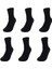 Erkek Siyah Organic Socks 6 Adet Bambu Çorap 1