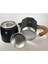 Moka Pot Siyah 300 ml 6 Cup 4