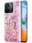 Xiaomi Redmi 12C Kılıf Glitter Liquid Holder Pembe 1