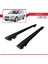 Volvo V50 Estate 2004-2012 Arası ile Uyumlu Hook Model Anahtar Kilitli Ara Atkı Tavan Barı Siyah 3