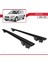 Volvo V50 Estate 2004-2012 Arası ile Uyumlu Hook Model Anahtar Kilitli Ara Atkı Tavan Barı Siyah 4