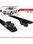 Volvo V50 Estate 2004-2012 Arası ile Uyumlu Hook Model Anahtar Kilitli Ara Atkı Tavan Barı Siyah 5