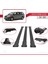 Toyota Sienna (XL30) 2011-2020 Arası ile Uyumlu Fly Model Ara Atkı Tavan Barı Siyah 3 Adet Bar 4