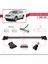 Toyota Highlander (XU40) 2008-2013 Arası ile Uyumlu Fly Model Ara Atkı Tavan Barı Gri 3 Adet Bar 3